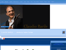 Tablet Screenshot of claudiobarile.com